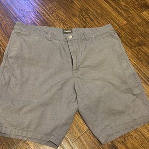 LINKSOUL - men’s 38 - cotton shorts - black and white stripes